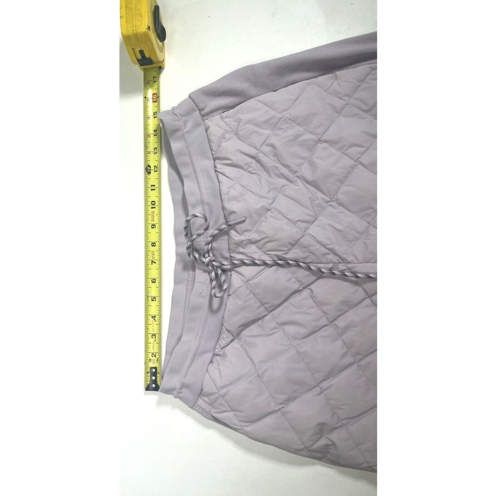 Athleta Womens Goose Down Quilted Pants Joggers Size‎ 14 Shasta Purple Apres Ski - Picture 6 of 15